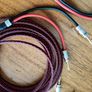 Nakamichi Speaker cables with banana plug 5meters each. Image 3