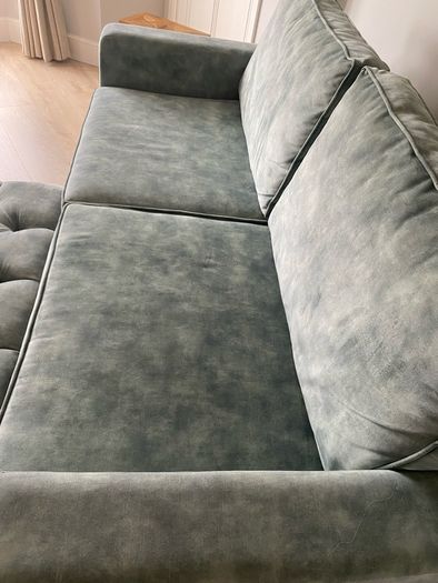 Finline Furniture Couch and Footstool Daytona
