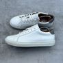 white eleventy trainers Image 3