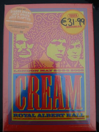 Cream - Royal Albert Hall DVD (sealed)