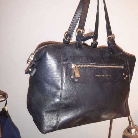 large leather handbag mercer & Madison
