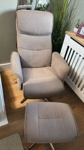 recliner with foot stool