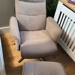 recliner with foot stool