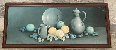 Framed picture - fruit still life