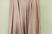 Closet London Blush Satin Panel Midi Skirt