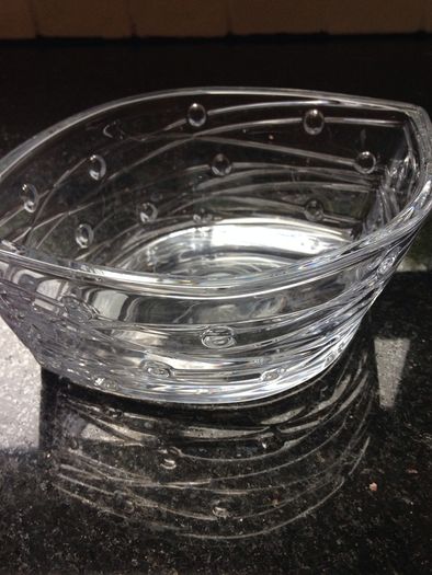 Galway Crystal Oval Bowl