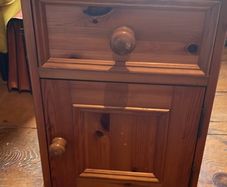 Handmade Wood Bedside Locker