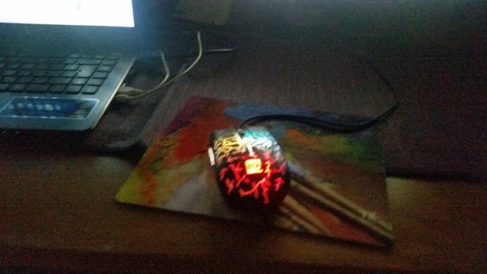 6 LED wired Mouse