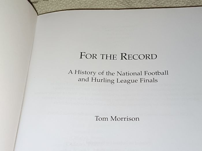 For The Record Top Gaa Book For Sale Here
