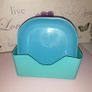 Set of plastic plates with storage holder Image 4