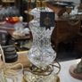 Vintage Waterford Crystal Table Lamp with Brass Base Image 2