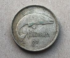 Irish two shilling florin