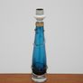 Vintage Blue & Clear Glass Table Lamp by Carl Fagerlund for Orrefors, Sweden, 1960s Image 2