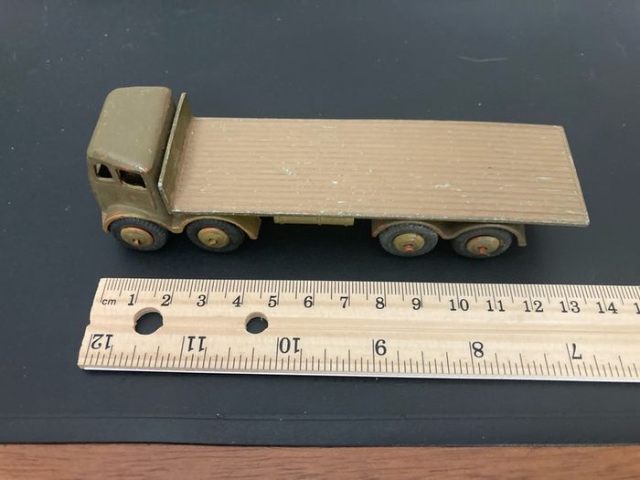 Budgie. Flat bed. Foden truck. Morestone series. Overpainted.