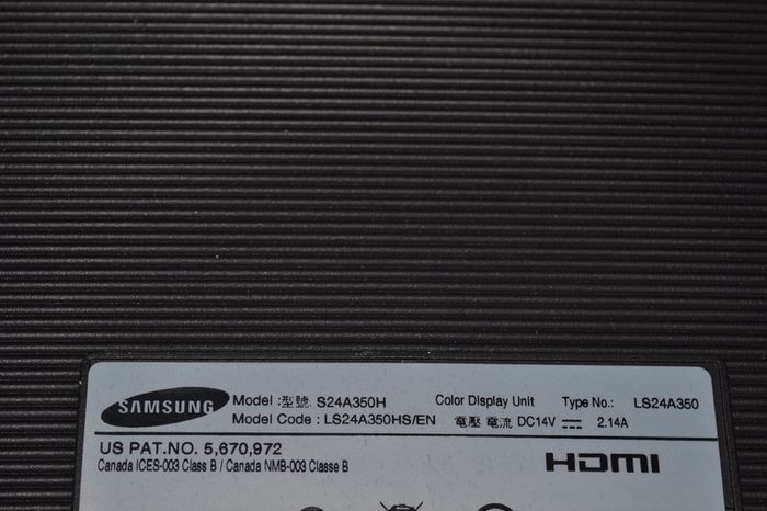 Samsung 24" Full HD 1920x1080 Led HDMI Monitor