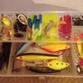 fishing, box full lures, hooks+ pliers Image 5