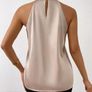 Satin Halter Neck Blouse Image 2