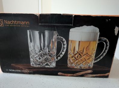 2pc Nachtmann Fine Bavarian Beer Glass,