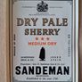 Lot of 5 Vintage  Sandeman  Dry pale Sherry Medium Dry label Image 2
