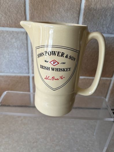 John Power & Son 1960's water jug & Arklow 1960's Gold & Tara Brooch