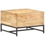 Coffee Table 67x67x45 cm Solid Mango Wood Image 4