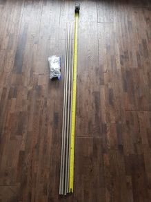 Double curtain pole