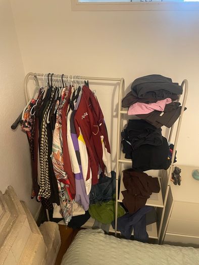 Jysk Clothes Rail and Storage (Fully Assembled)