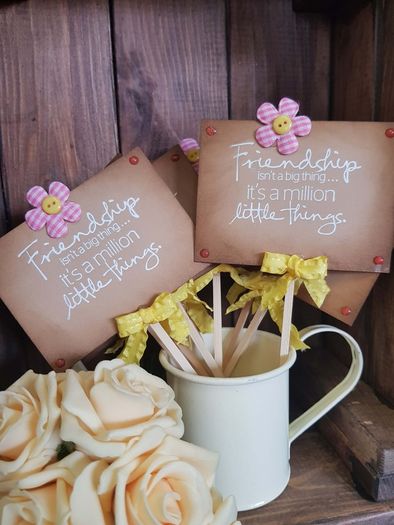 Handmade  Mini Signs - Friendship