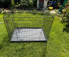 Black Large Dog Crate
