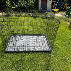 Black Large Dog Crate