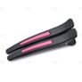 Hairdressing Sectioning Hair Clips with Rubber Bar Styling Hair Clamps - 6 Pcs Image 3