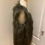 Papaya Weekend size 8 dark green faux fur gilet - new Image 3