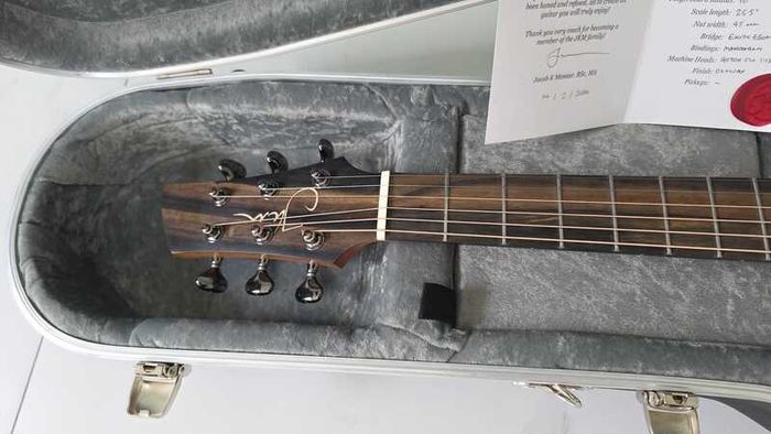 JKM 485 Sitka Spruce and Red Gum Acoustic Guitar Oil Finish