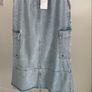 NWT sisters point premium brand combat inspired long denim skirt small 10/12 Image 3