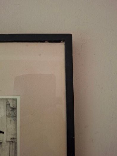 Art - Vintage Black and White Etching  ( Dorothy Woolard )