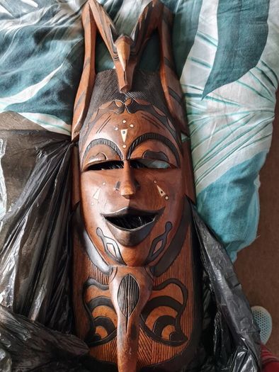 Hand made Senegal war mask