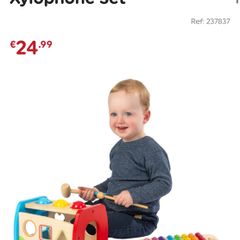 Wooden Shape sorter and xylophone