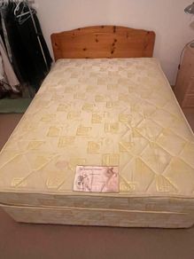 Double divan bed