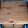 Solid wood bedside locker Image 3