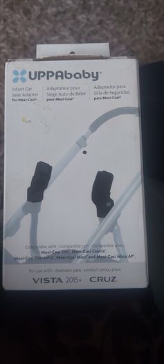 Brand new uppababy vista cruz maxi cosi adapters