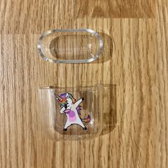 Unicorn clear AirPods 2 case cover