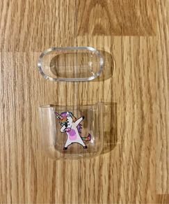 Unicorn clear AirPods 2 case cover