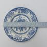 Lovely Vintage Blue and White 7.75 Inch Luncheon Plate By English Ironstone Tableware, in a Lovely Cottagecore Style "Kew Gardens" Pattern Image 4
