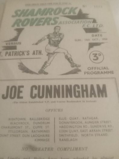 league of Ireland Programmes
