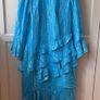 Saloni ruffled silk midi dress Image 4