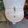 Bathroom Washhand Basin and Taps Image 3