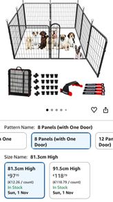 IGOOUO indoor / outdoor dog pen