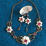 Johnny Loves Rosie Statement Necklet and Earrings Image 3