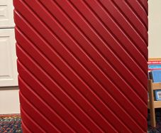 Luggage suitcase red large