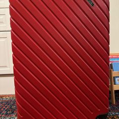 Luggage suitcase red large